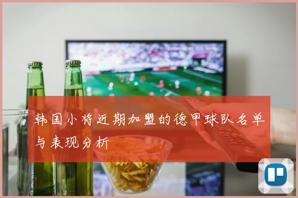韩国小将近期加盟的德甲球队名单与表现分析